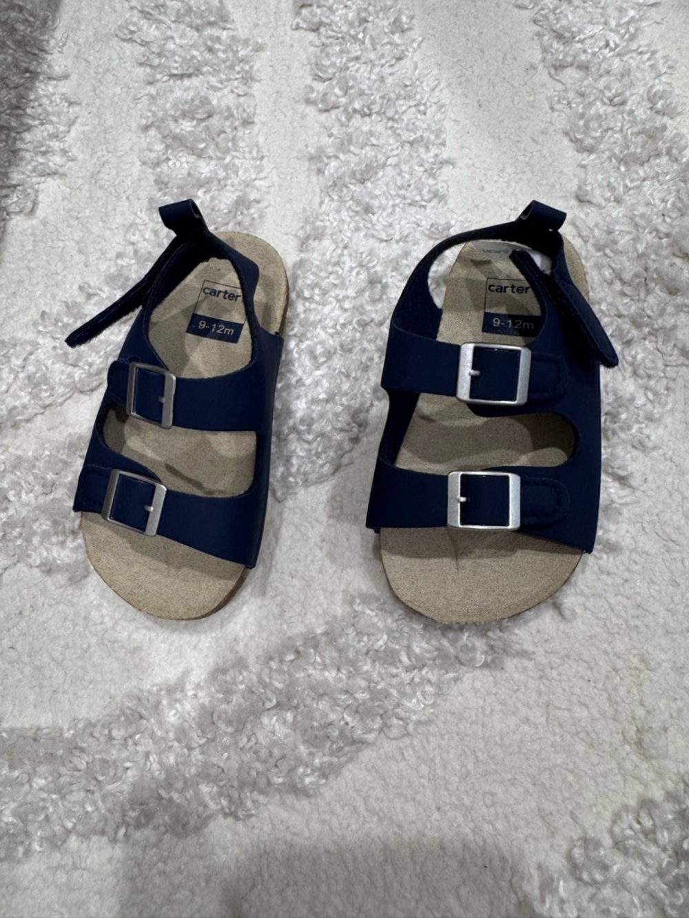 Carter's Navy Buckle Strap Toddler Sandals